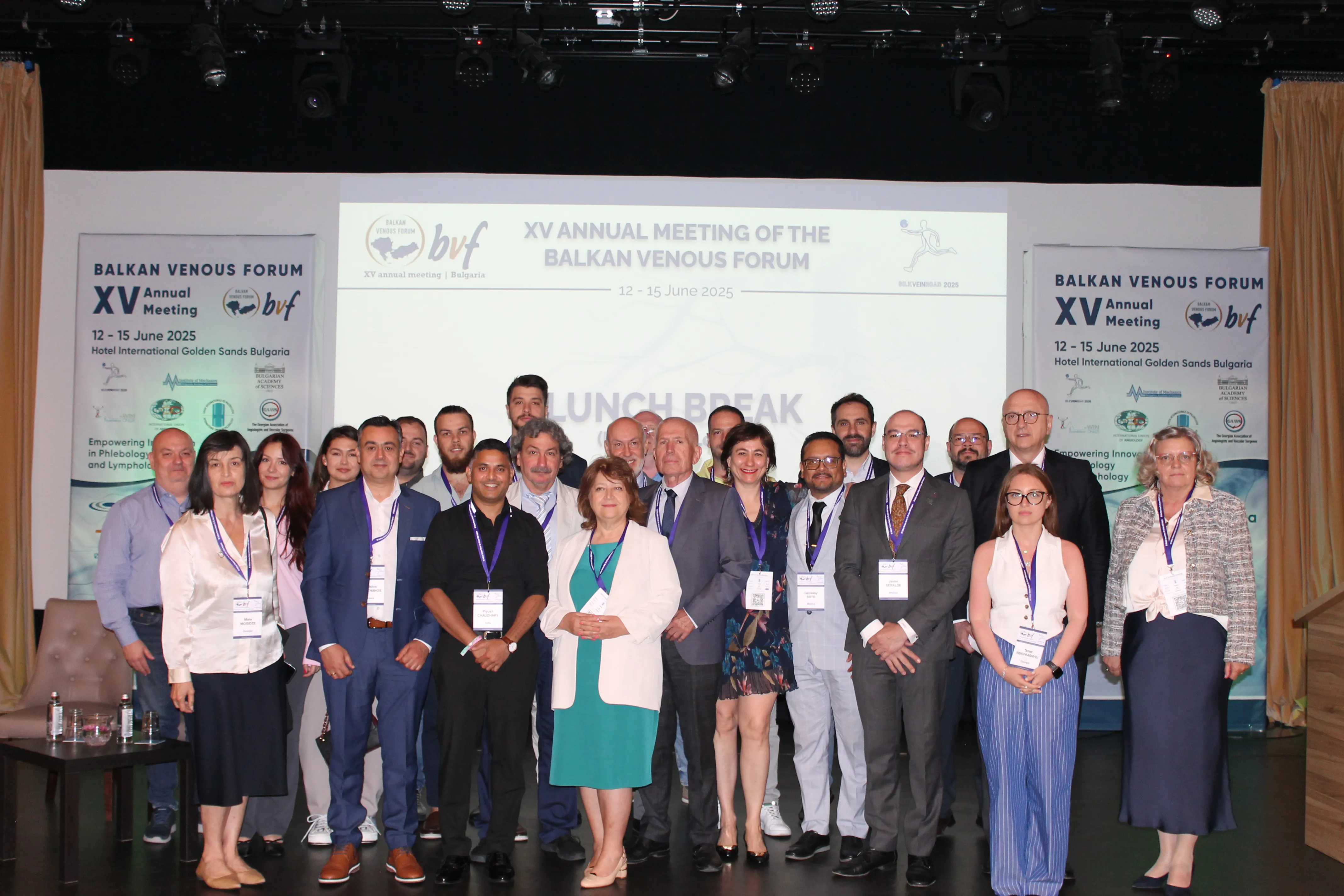 Участници в XV Balkan Venous Forum 2025 — групова снимка